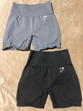 Gymshark Vital Seamless High-Waisted Shorts – Size Small (2-Pairs)